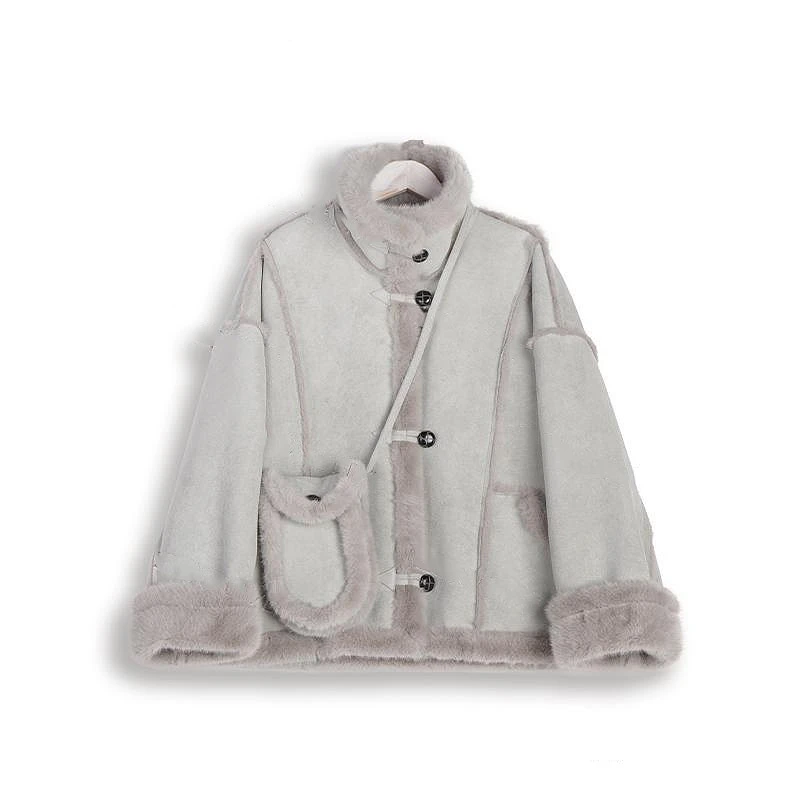 众和梦9432气质高级感秋冬韩版宽松时尚短款短外套