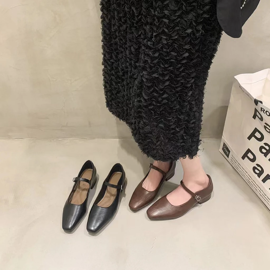 M.Y媛总 2024新款法式温柔风玛丽珍浅口单鞋1123