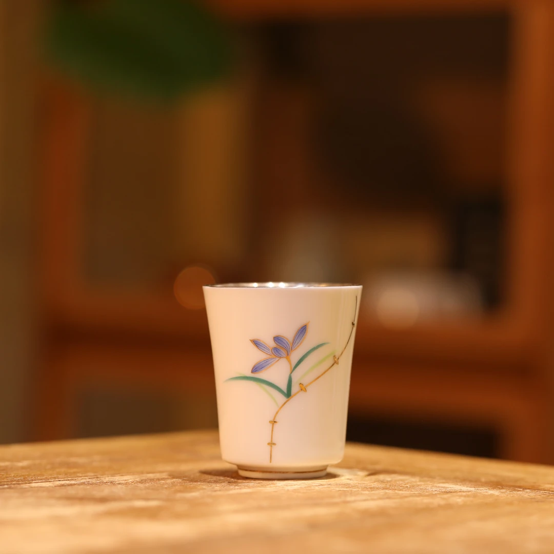 【鎏银杯】大吉大利/兰花/竹子/梅花个人杯