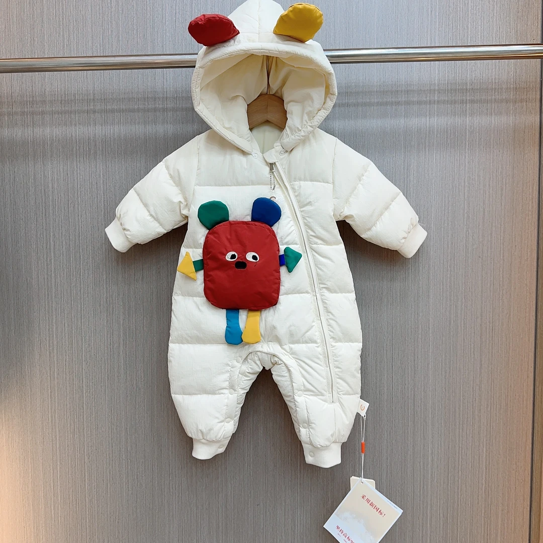 新生儿机器人羽绒哈衣6033婴儿羽绒服羽绒服婴幼儿