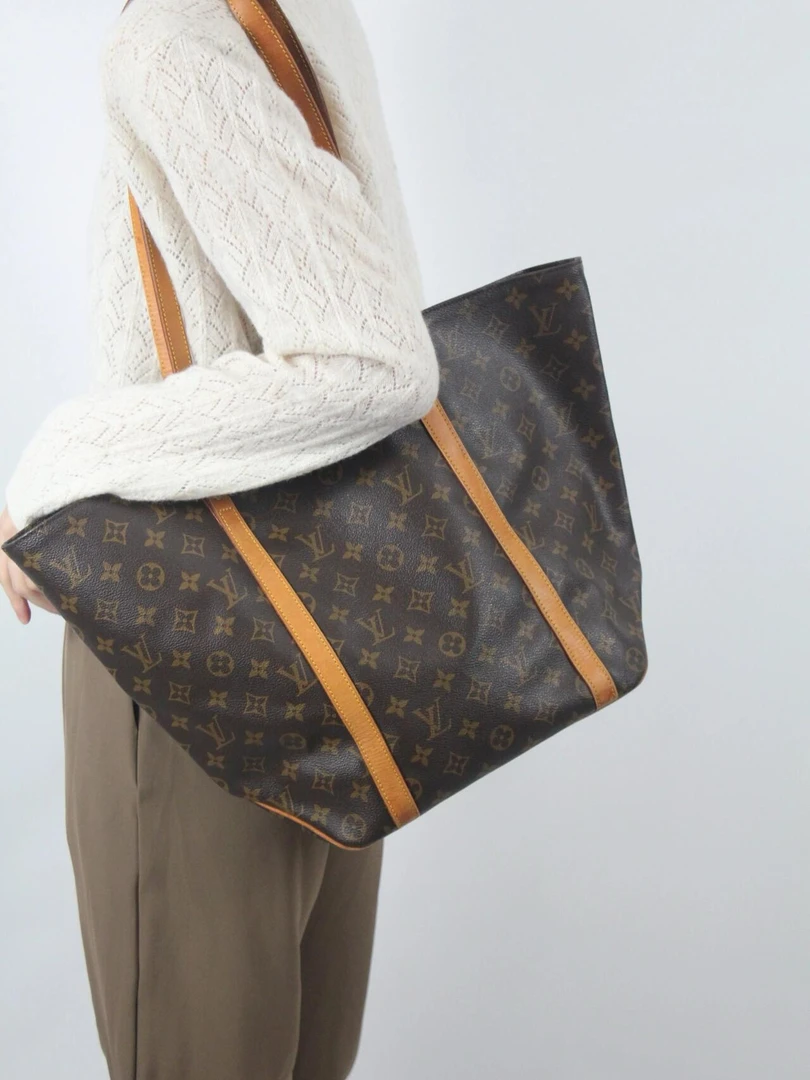 95新 LouisVuitton/路易威登 LV老花托特单肩包购物袋