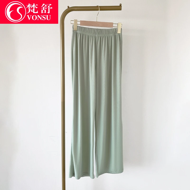 梵舒现代舞裤子民族舞国风春夏薄款阔腿冰丝宽松练功裤XK3171
