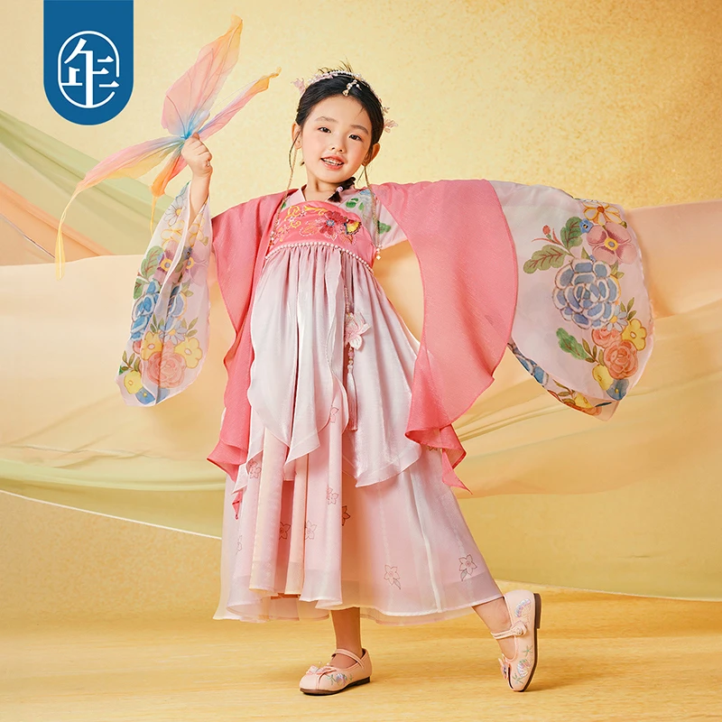 【月影瑶光汉服裙】女童汉服新款中国风飘逸小女孩仙女裙夏日穿搭