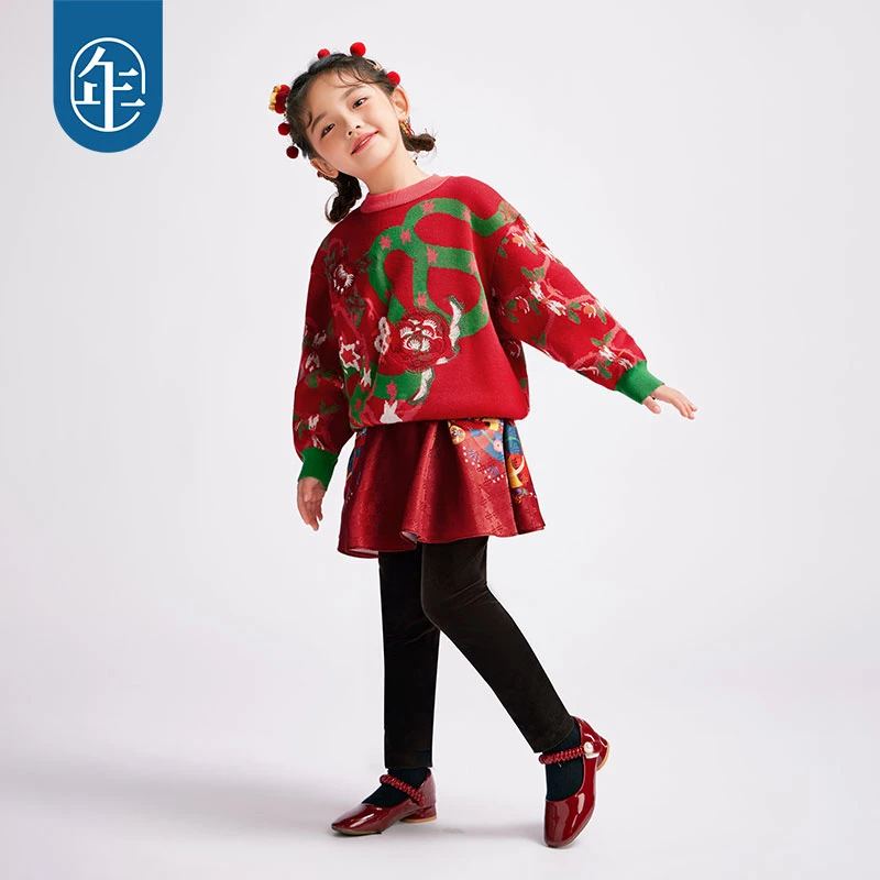 【蛇么都顺】年衣女童短裤冬新款宝宝甜美蓬蓬公主裙裤打底裤加绒