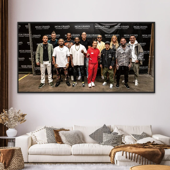 UFC300现任与前任冠军集合海报客厅装饰画留念上墙壁画卧室背景