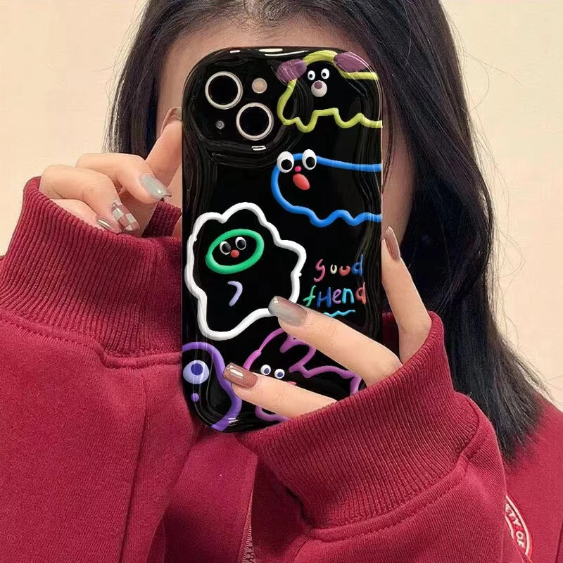网红同款苹果华为vivo小米oppo手机壳iphone15/13/14软壳透明硅胶