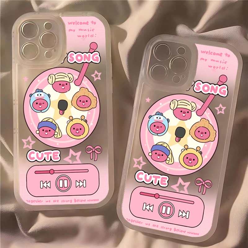 网红同款苹果华为vivo小米oppo手机壳iphone15/13/14软壳透明硅胶