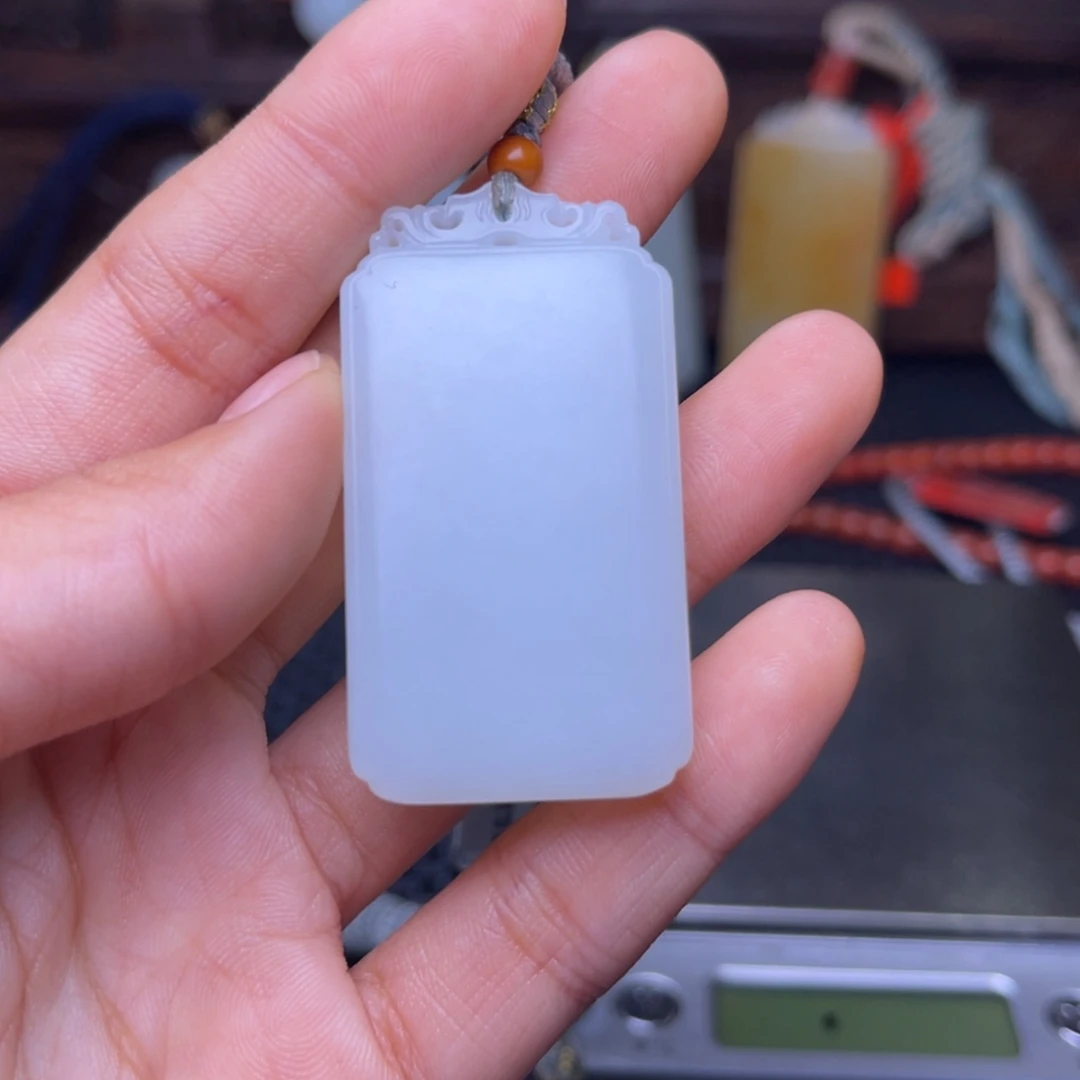 【闪购商品】和田玉挂件未镶嵌噢*咖