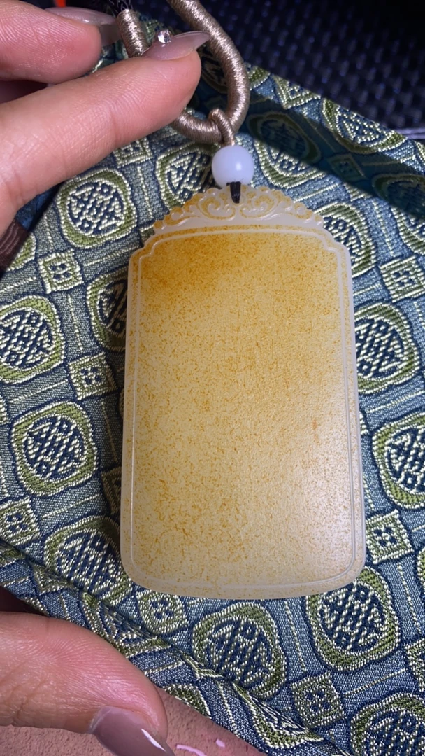 和田玉高品质无事牌