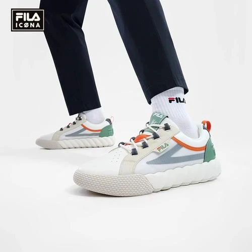 Fila/斐乐男鞋【CAMPO绳索鞋】2024新款时尚透气板鞋F12M423208F