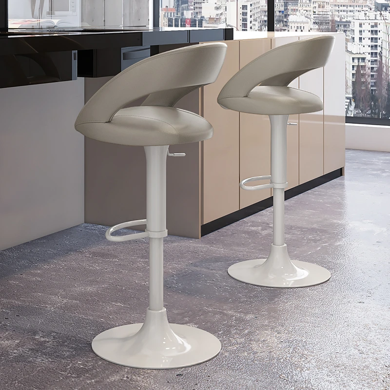 和顿意大利进口牛皮设计师款吧台椅凳子椅子吧椅高脚凳欧式7186