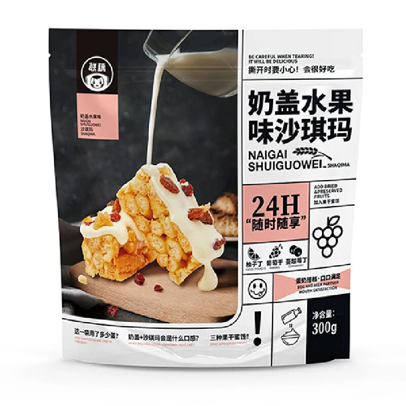 联藕 奶盖水果味沙琪玛 300g