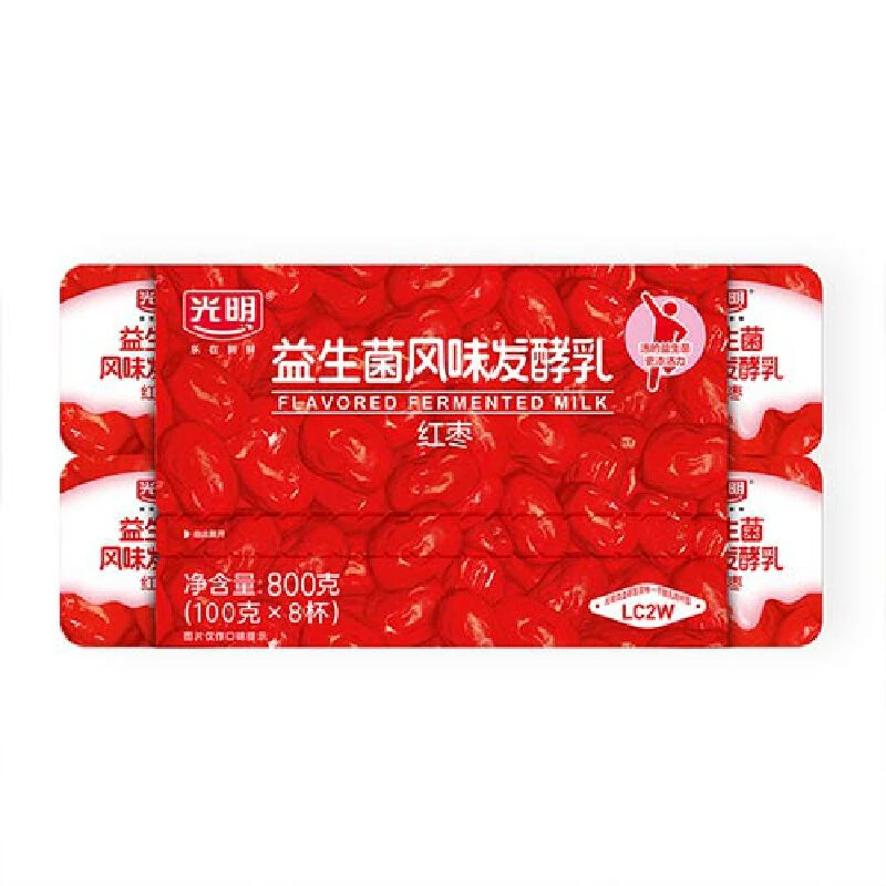 光明 红枣风味酸牛奶 100g*8