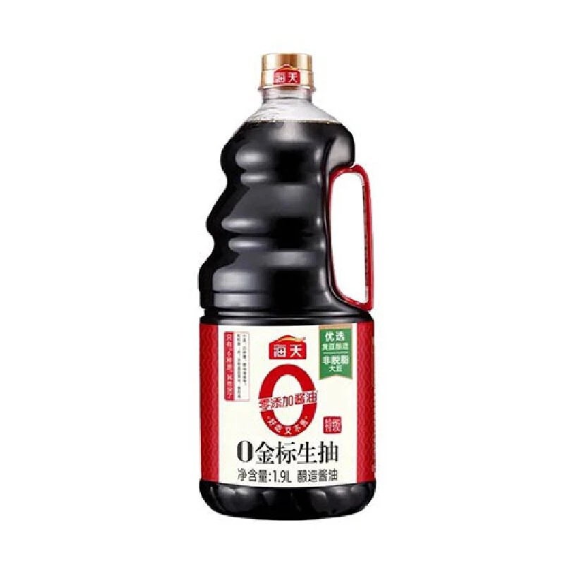 海天0金标生抽1.9L酱油