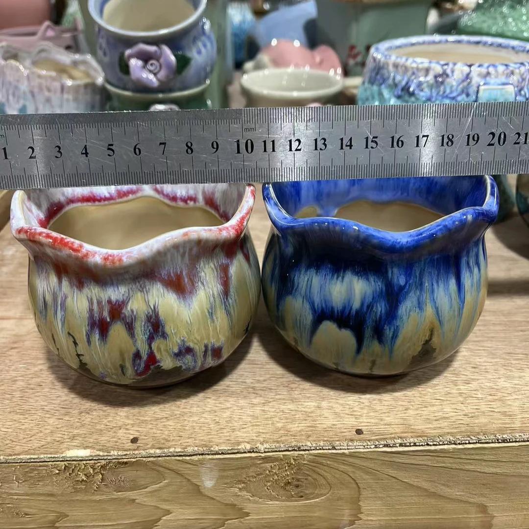 多肉花盆肉肉植物花盆小清新陶瓷花盆客厅阳台家居高颜值创意摆件