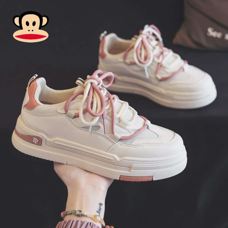 大嘴猴/2024女鞋新款爆款休闲小白鞋板鞋运动鞋厚底百搭球鞋简约