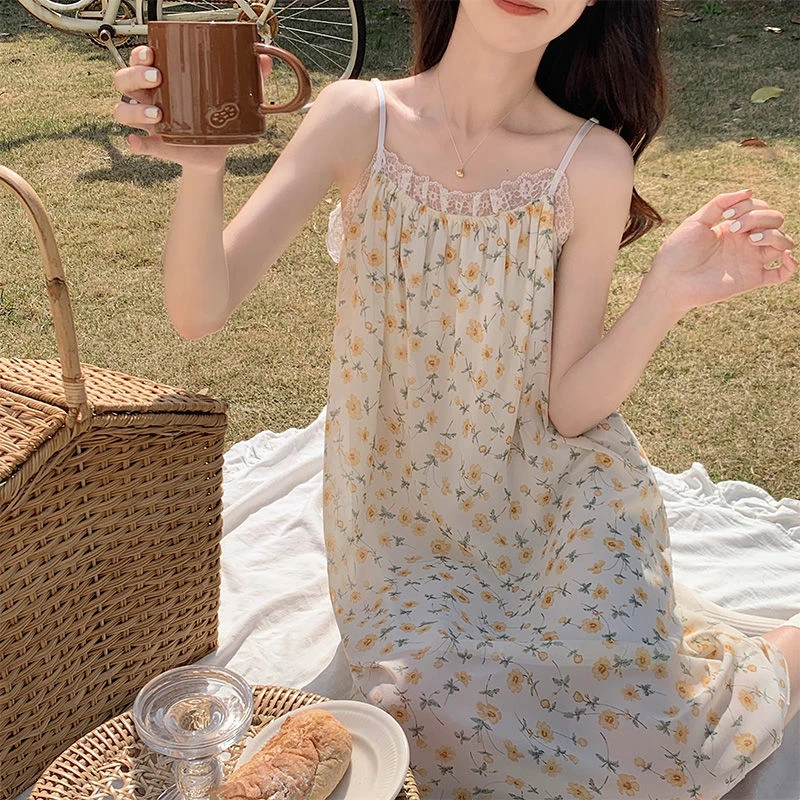 依依【七号链接】夏季休闲卡通睡衣少女家居服套装