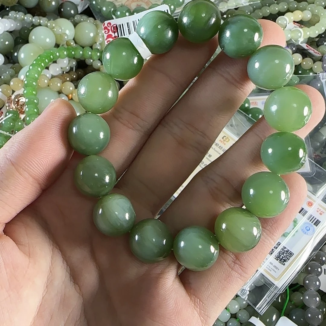 和田玉手链未镶嵌335