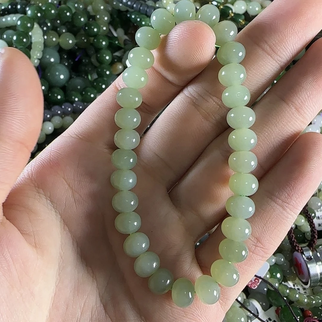 和田玉手链未镶嵌69