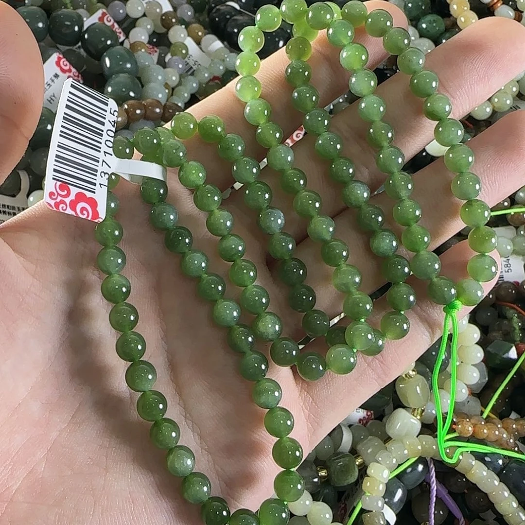 和田玉手链未镶嵌77