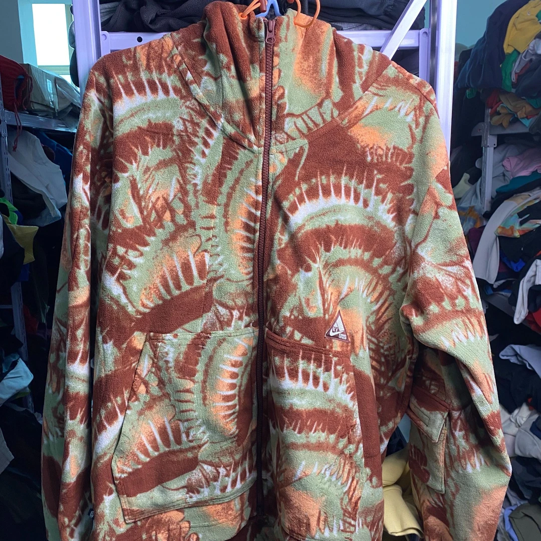 【瑕疵直播款】Nike 通体印花篮球运动抽绳连帽夹克外套男款