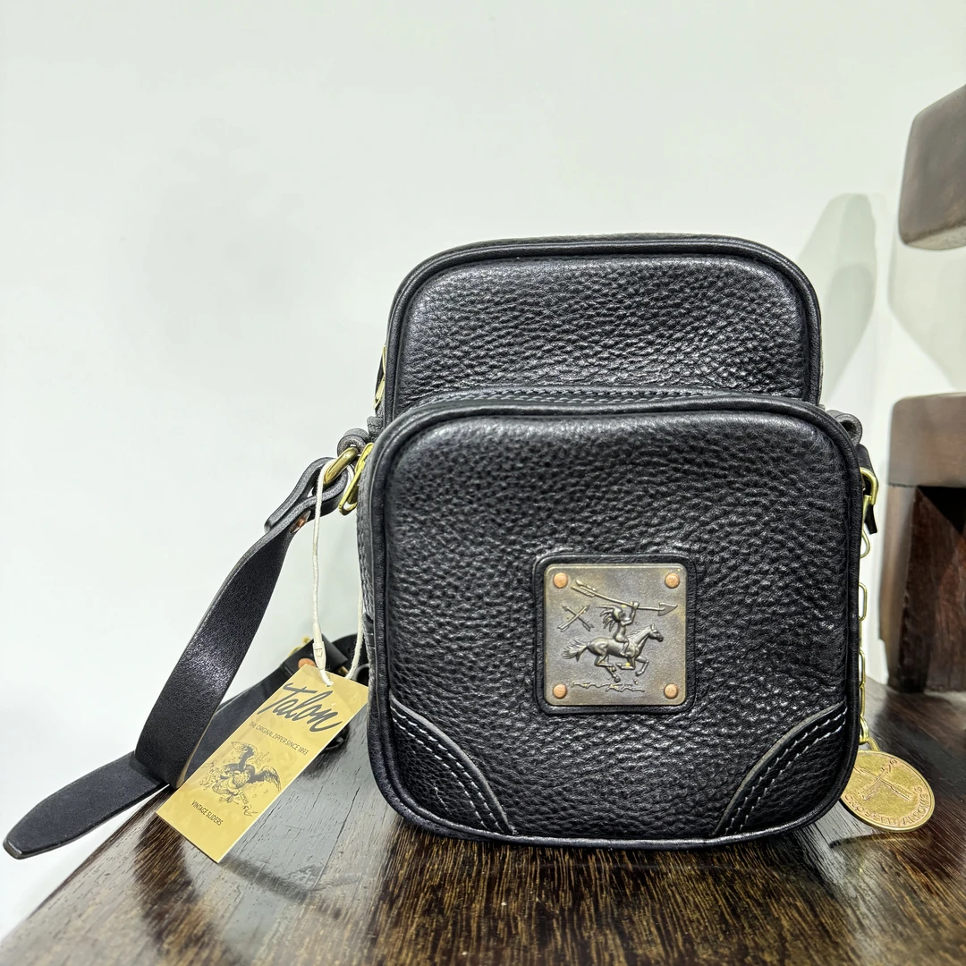 （雷鸟皮具-新款上新）头层牛皮复古斜挎单肩包0624-1