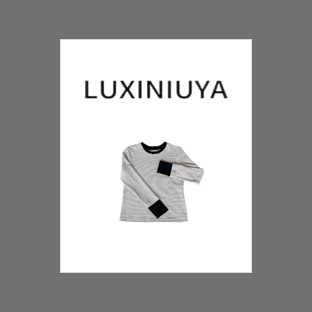 【LUXINIUYA】条纹套头 2024百搭时尚 简约版 #CX2012