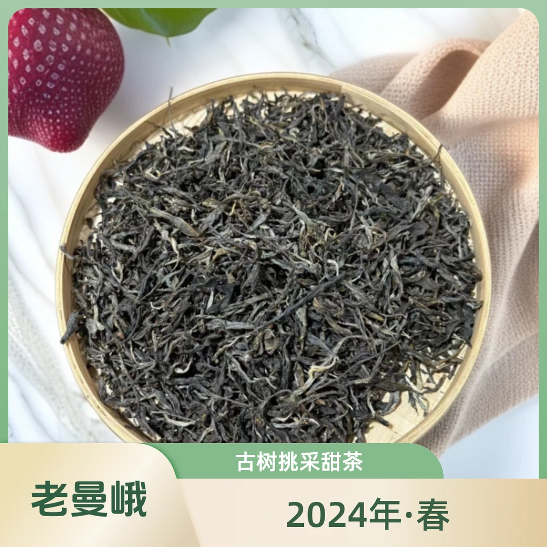 【啊豪普洱】 老曼峨甜茶古树挑采 （品鉴装） 2024年头春 散茶普洱茶