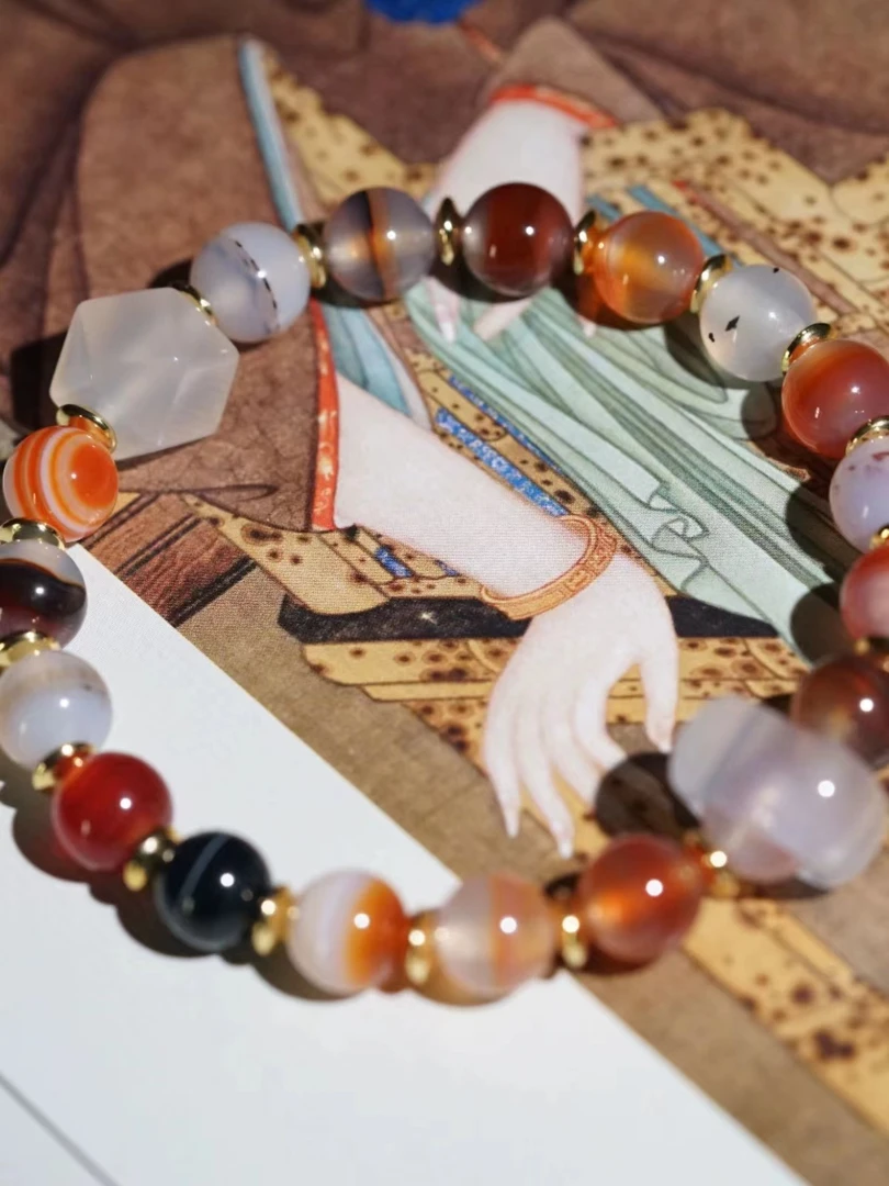 【大美】药师七彩手串@多样性发其一