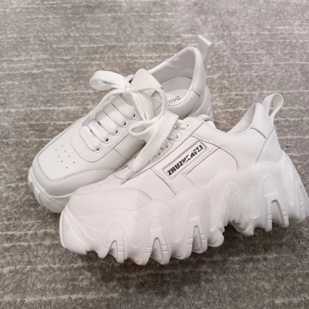 ZHUZHENFEI七公分百搭厚底百搭四季防滑休闲小白鞋Z323X008