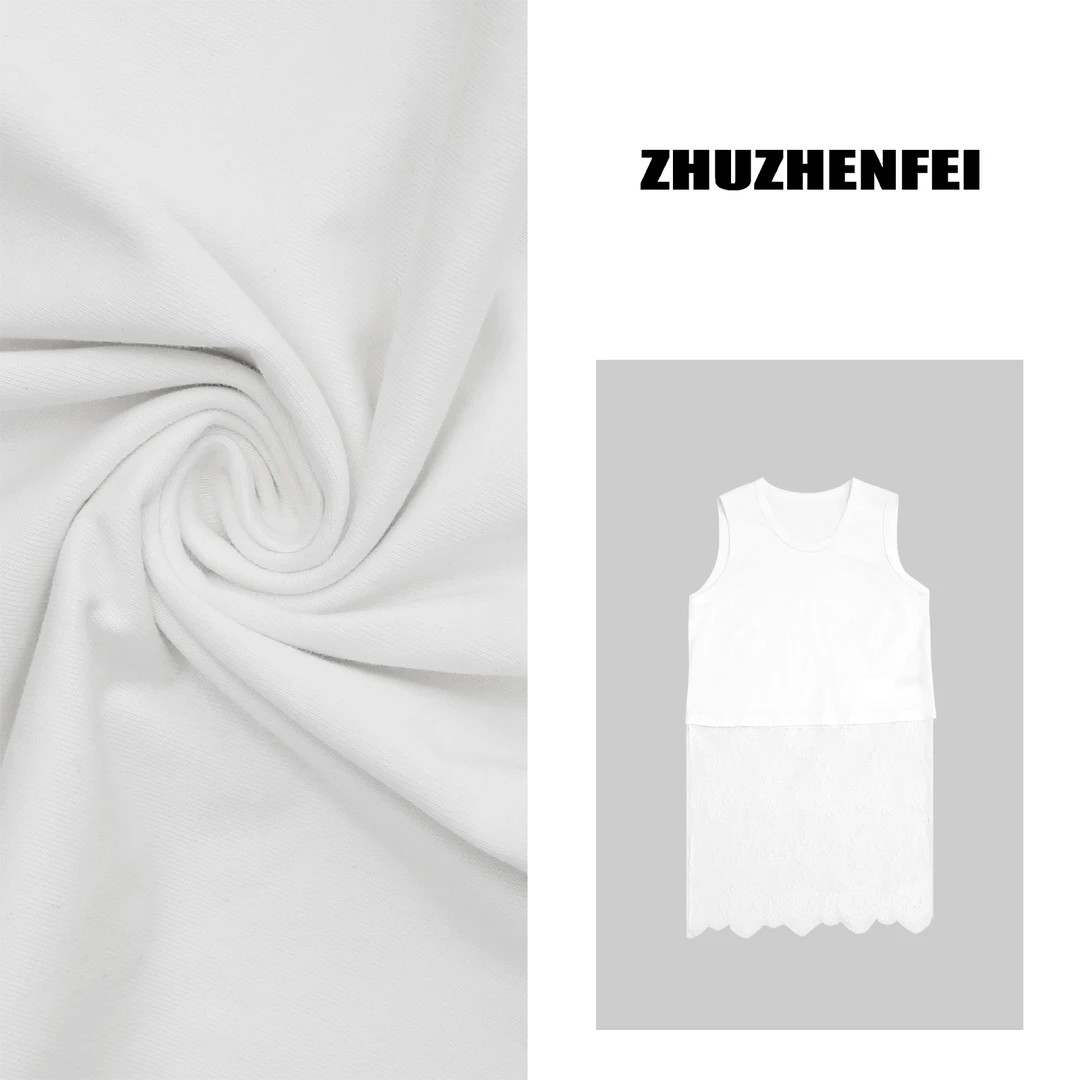 ZHUZHSENFEI【蕾丝打底】休闲透气宽松百搭蕾丝边宽松打底衫Z343143