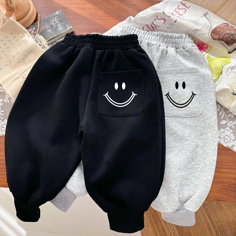 束脚裤男女童韩系宝宝卫裤春秋季儿童新款宽松休闲男女童长裤子