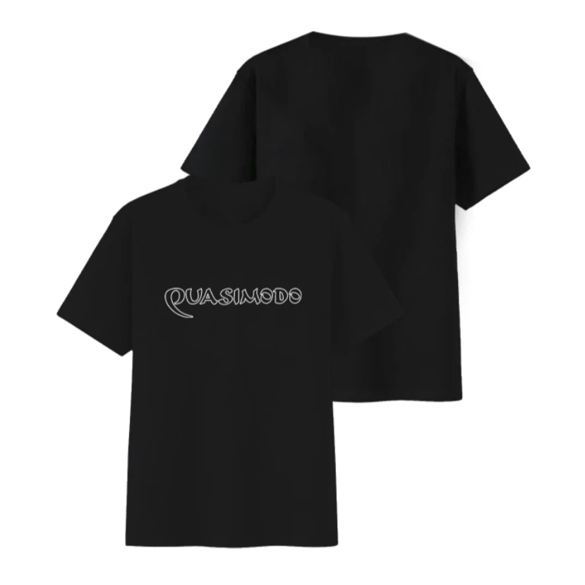 QSMDQT-12-怪脸工作室T恤常规款-重磅T恤夏季宽松潮流印花