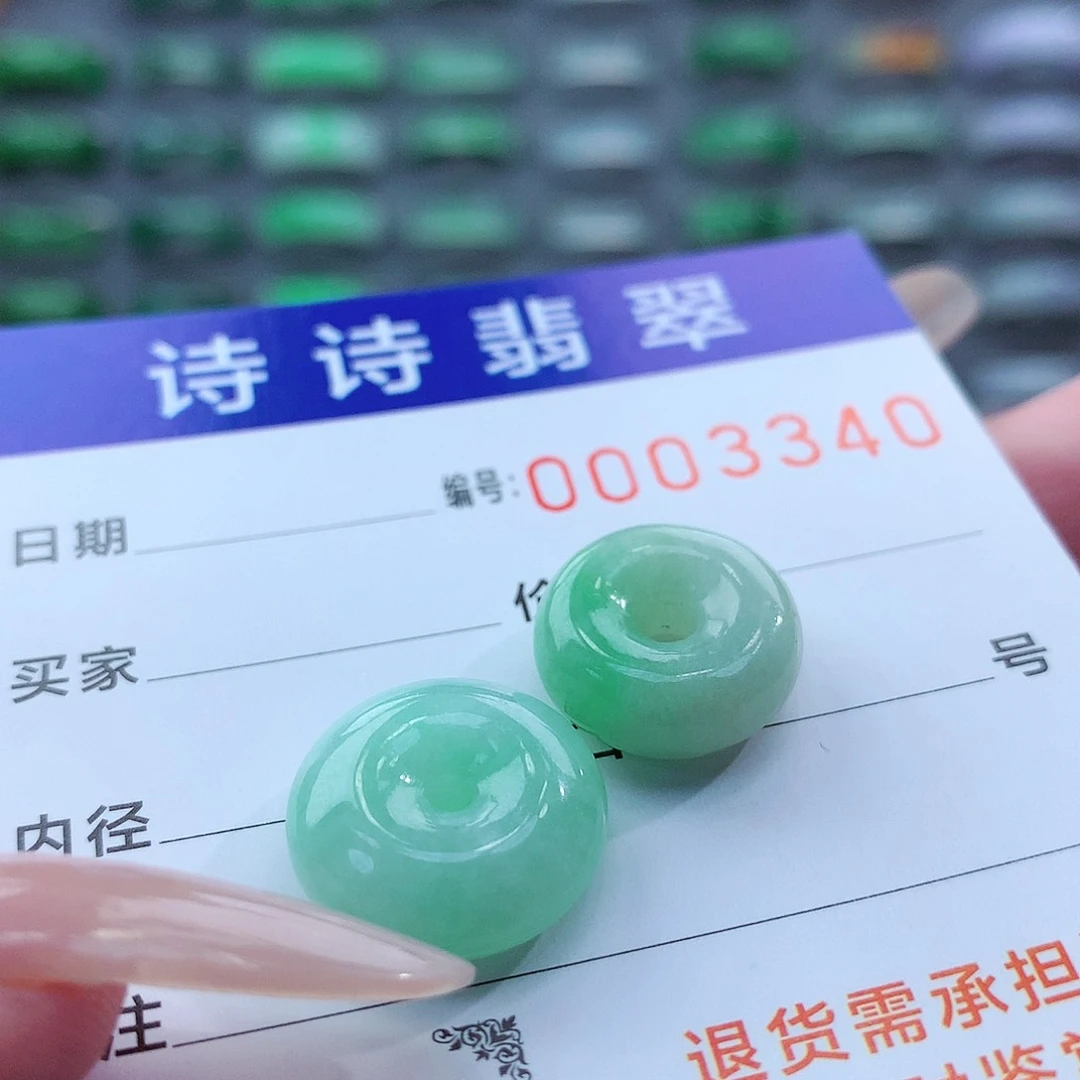 翡翠戒指未镶嵌天然翡翠