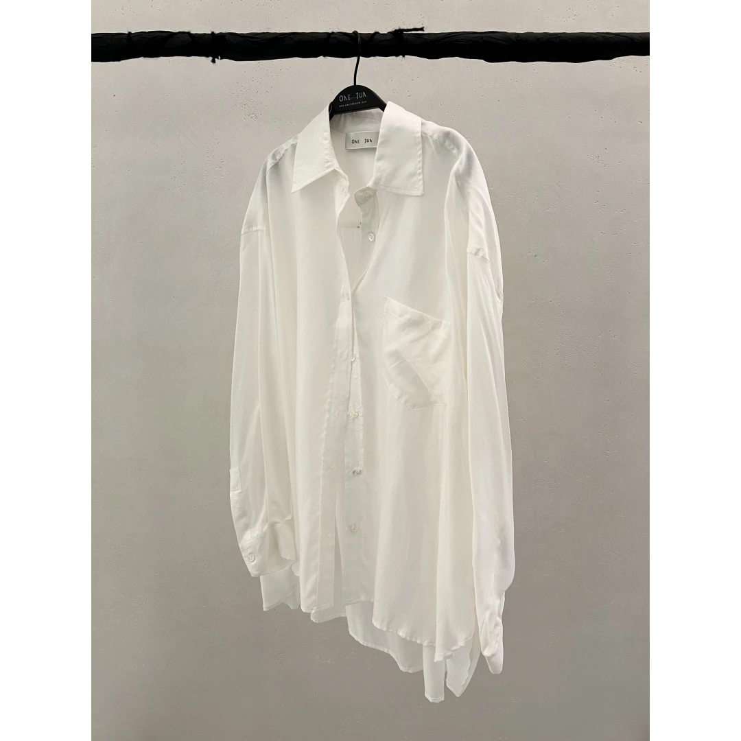 超薄防晒两色衬衣 J24C008