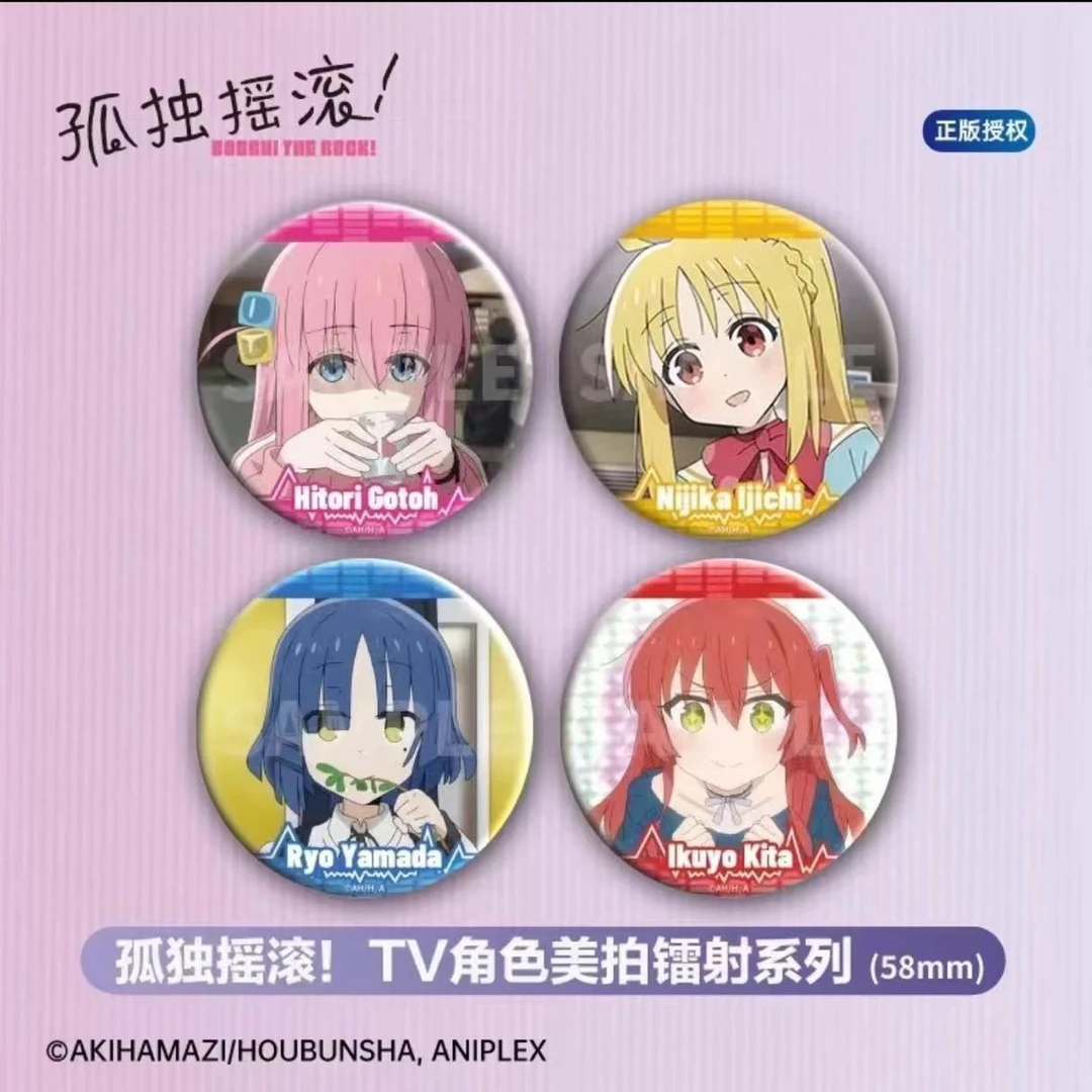 正版国谷 孤独摇滚 角色美拍系列冰箱贴徽章吧唧 后藤 喜多川