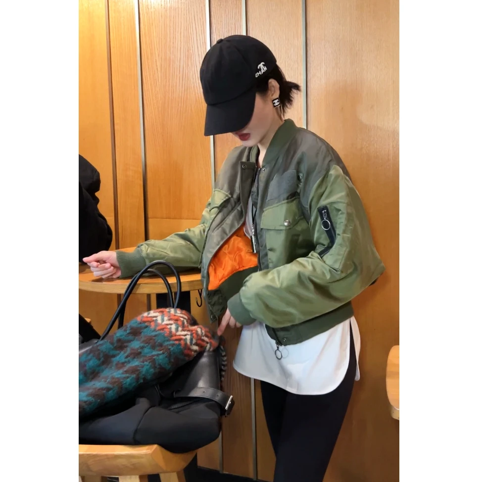 秋冬加厚复古潮流时尚短款夹克外套G0212