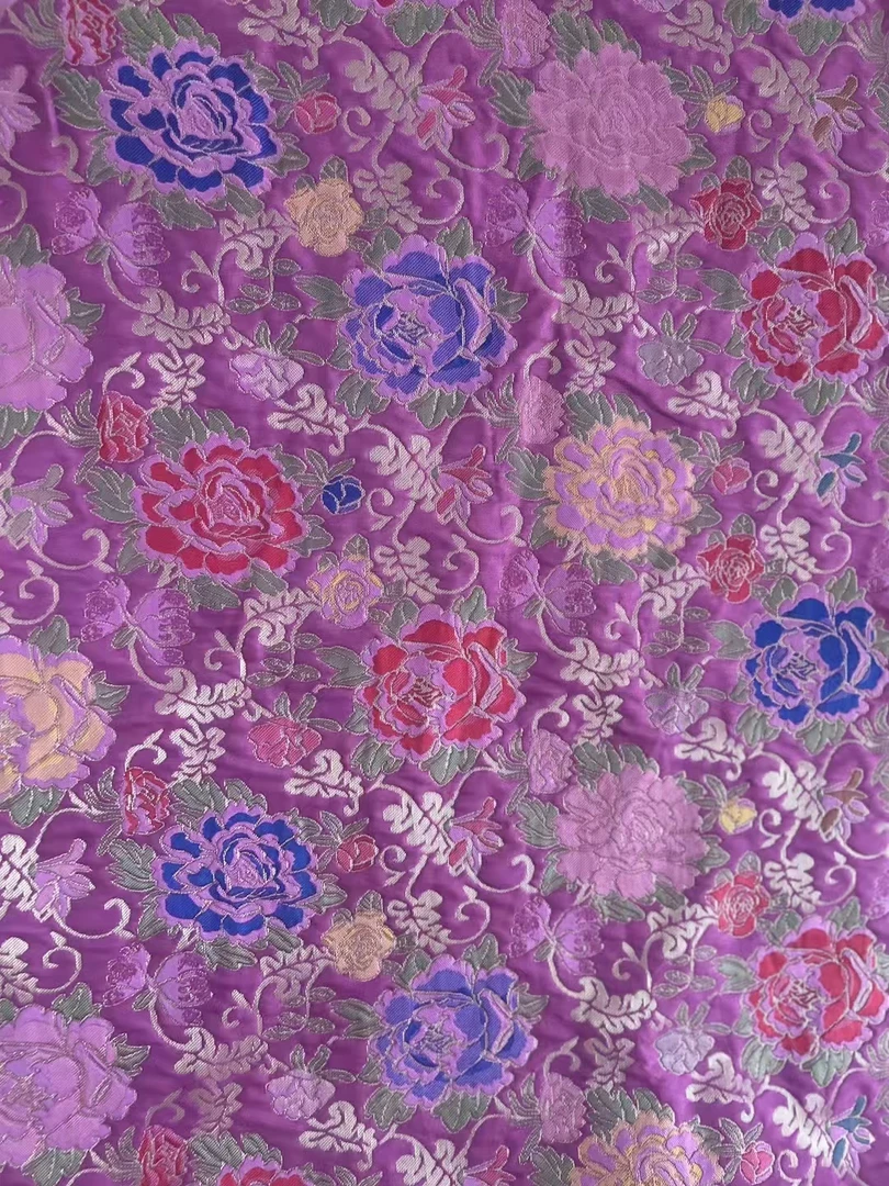 织金妆花云锦提花面料唐装汉服春秋冬款面料
