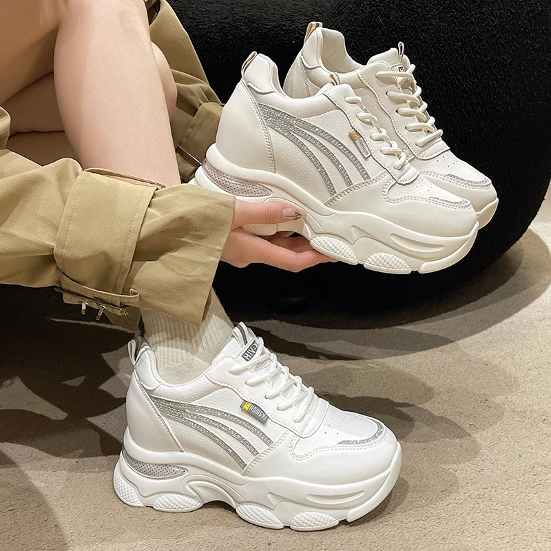 内增高7公分老爹鞋女秋季新款时尚运动休闲鞋韩版百搭显瘦厚底潮
