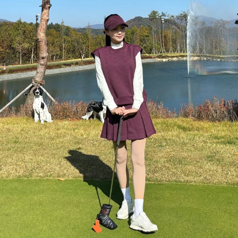 秋冬高尔夫女打底袜裤加绒保暖连脚袜裤踩脚袜裤高夫女装高腰袜裤