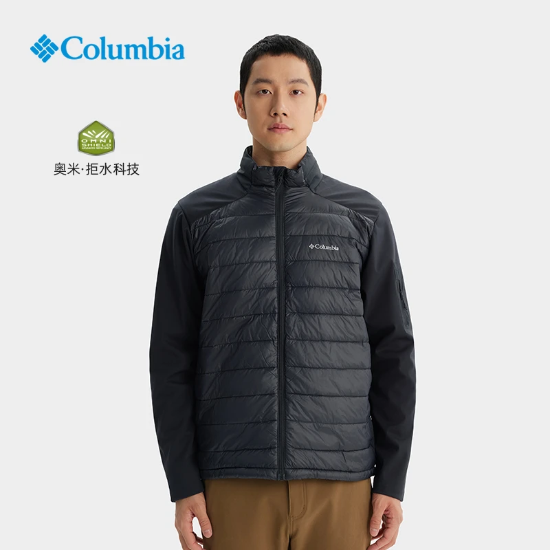 Columbia哥伦比亚户外男子秋冬休闲保暖拒水软壳衣运动外套WE7913