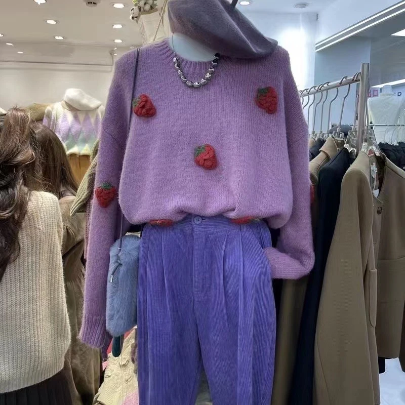 901-1000 路一家外套针织时尚服饰香风上衣圆领牛仔女款外套