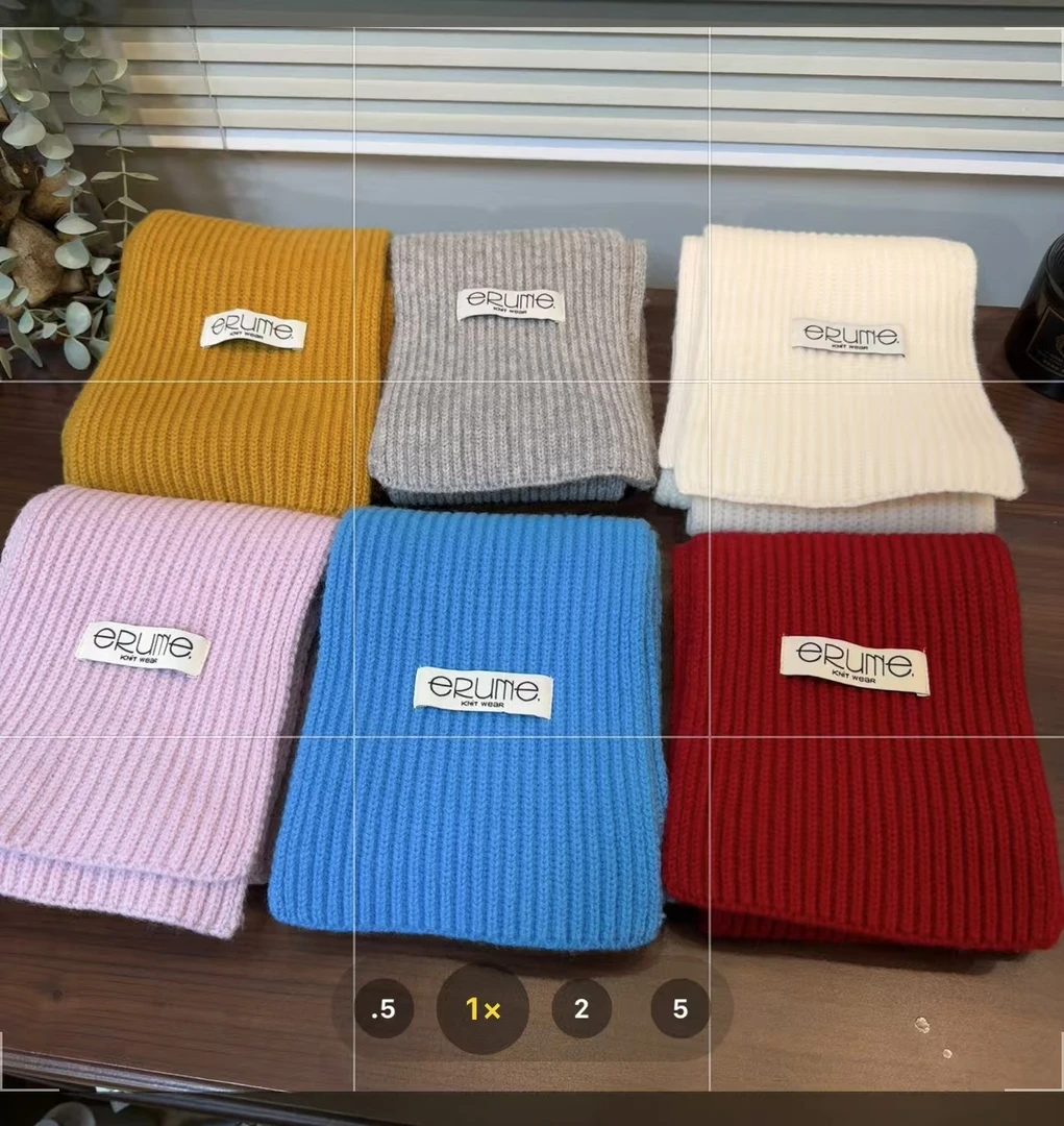 路一 韩国小众品牌款 erume 羊毛围巾 围脖