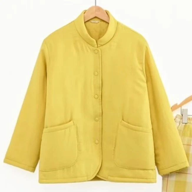 单件立领冬款棉袄