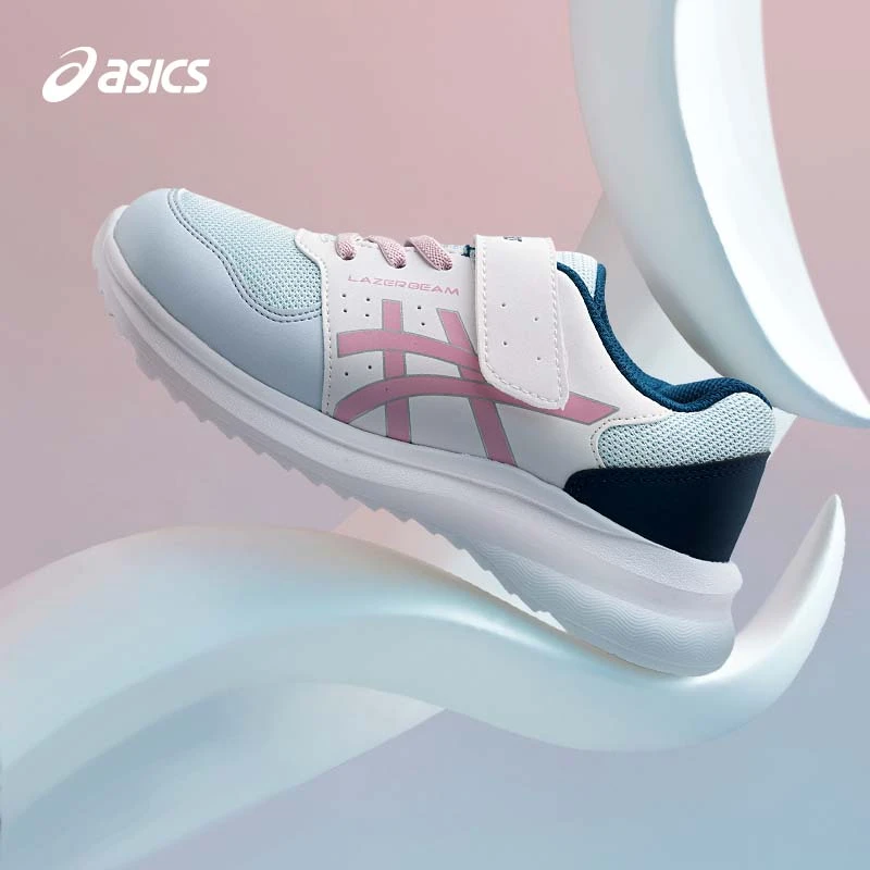 Asics亚瑟士儿童运动鞋LAZERBEAM春秋季减震跑步鞋1154A154