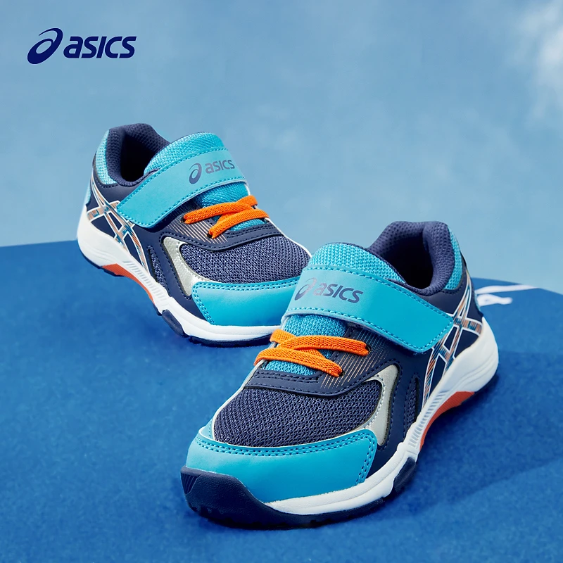 Asics亚瑟士童鞋2023新款男女跑步鞋舒适轻便稳定运动鞋1154A158