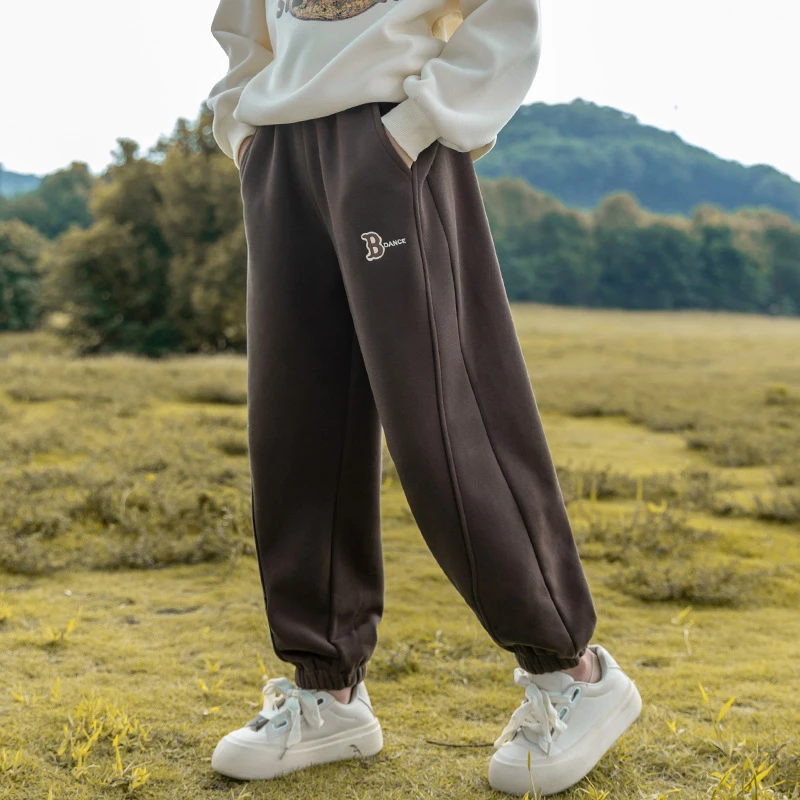 女童裤子新款秋冬季中大童休闲秋装潮款长裤儿童洋气春秋运动卫裤