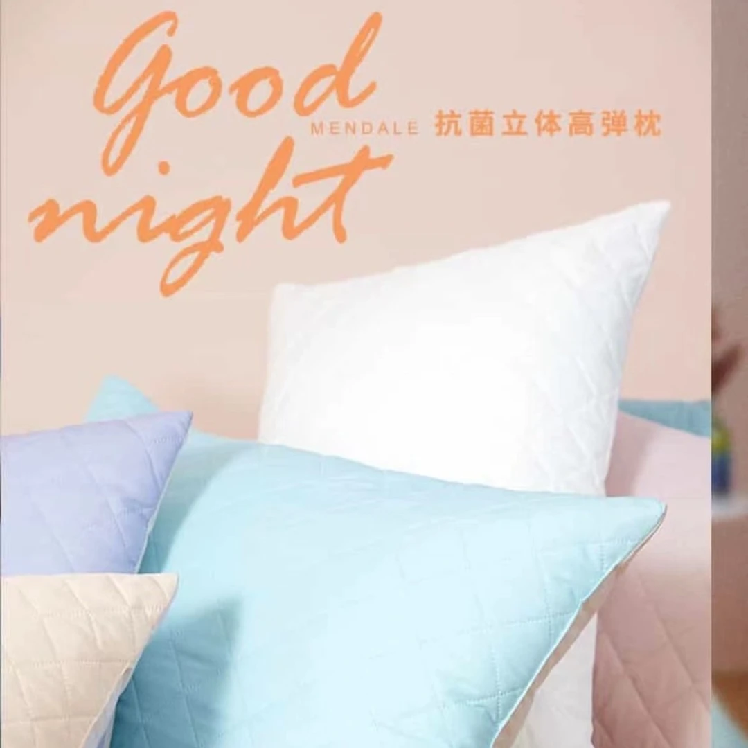 抗菌立体高弹枕 白2个 （47*70 500g/个）