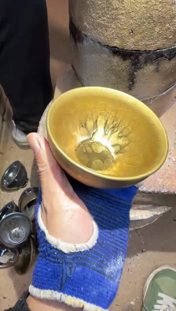【闪购商品】瓷茶盏金铠甲