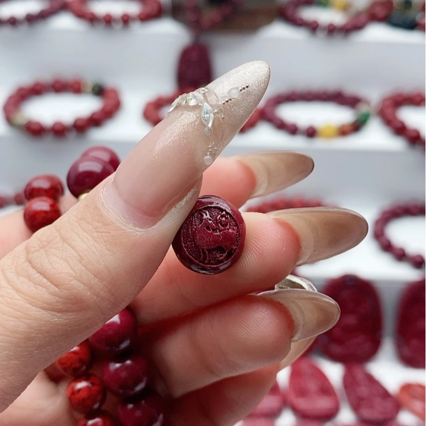 【闪购商品】辰砂（处理）做**方豆豆 蛇 配件